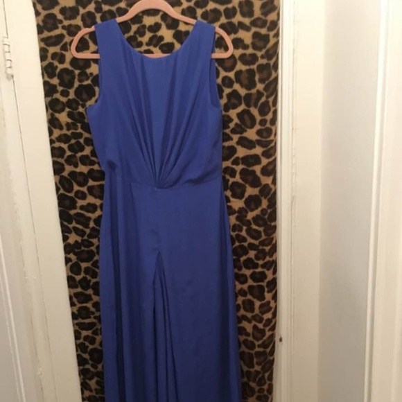 BSB-BRIGHT-BLUE-FLOWY-JUMPSUIT- L - Picture 5 of 8